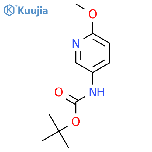 tert-butyl N-(6-methoxy-3-pyridyl)carbamate structure