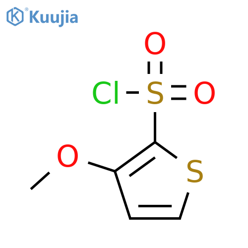 3-methoxythiophene-2-sulfonyl chloride structure