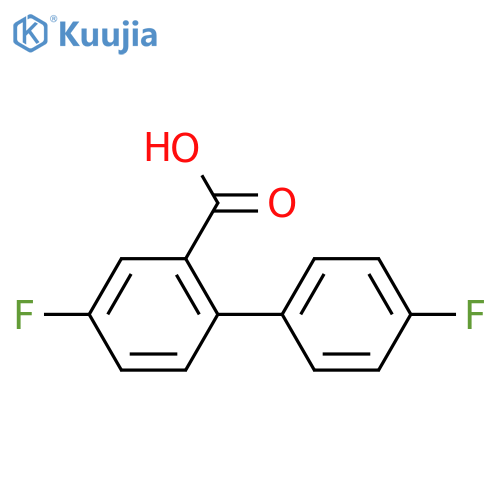 5-Fluoro-2-(4-fluorophenyl)benzoic Acid structure