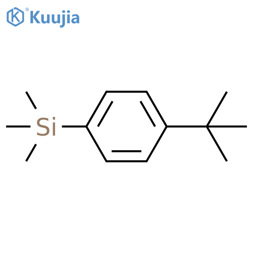Silane, [4-(1,1-dimethylethyl)phenyl]trimethyl- structure
