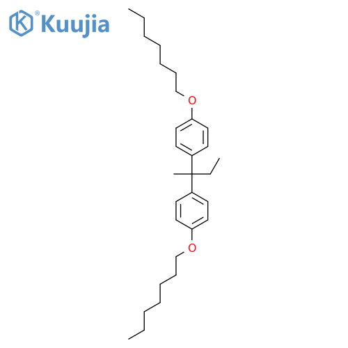 2,2-Bis(4-(heptyloxy)phenyl)butane structure