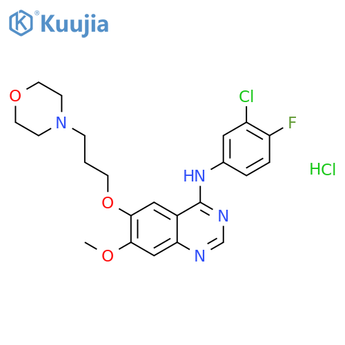Gefitinib hydrochloride structure