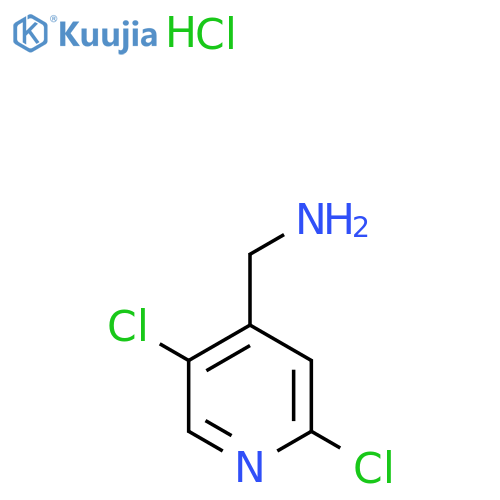 1-(2,5-Dichloropyridin-4-yl)methanamine hydrochloride structure