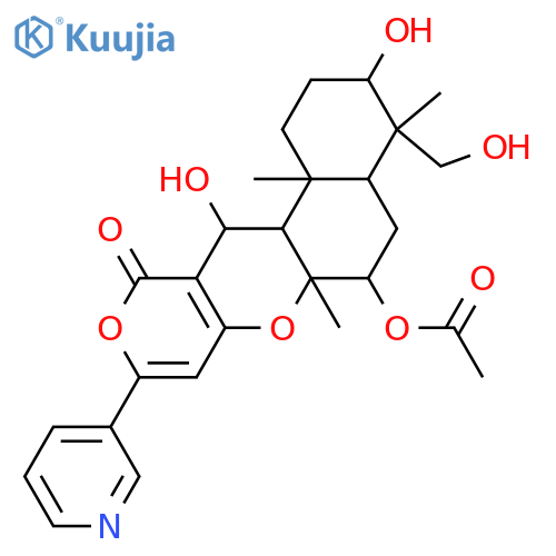 Tris(deacetyl)pyripyropene A; 7-Ac structure