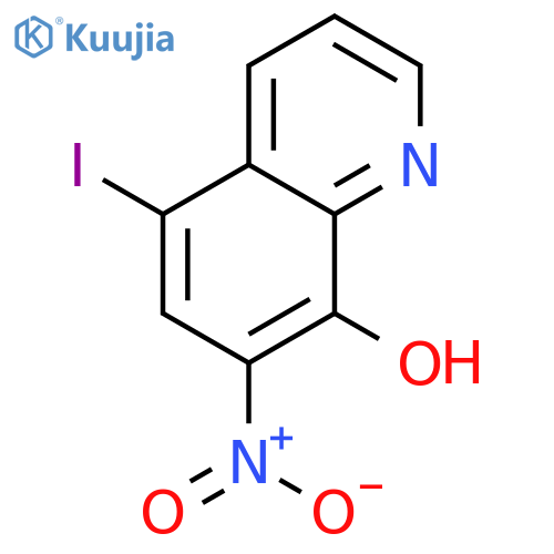 5-iodo-7-nitroquinolin-8-ol structure