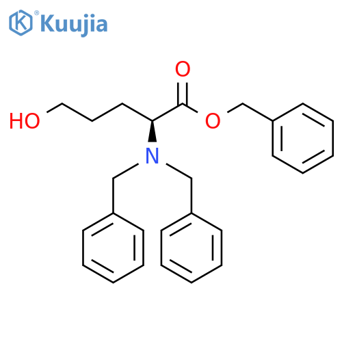 1-Phenylmethyl) Ester 5-hydroxy-N,N-bis(phenylmethyl)-Norvaline structure