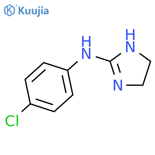 N-(4-Chlorophenyl)-4,5-dihydro-1H-imidazol-2-amine structure
