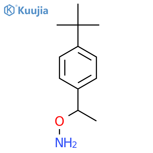 O-[1-(4-tert-Butylphenyl)ethyl]hydroxylamine structure