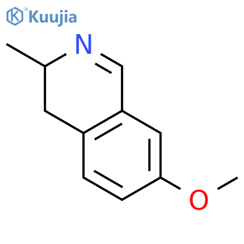 Isoquinoline, 3,4-dihydro-7-methoxy-3-methyl- structure