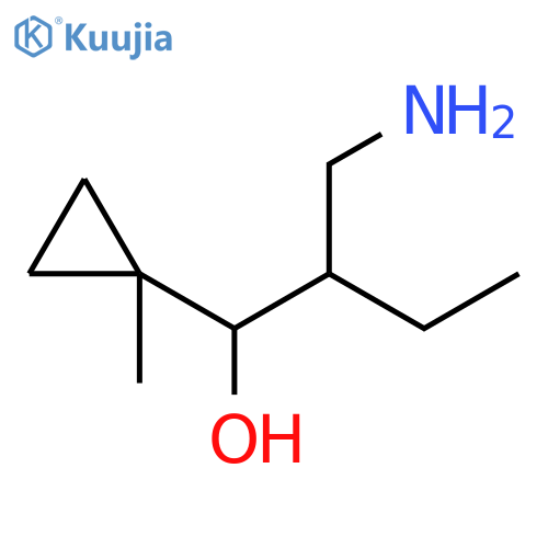 Cyclopropanemethanol, α-[1-(aminomethyl)propyl]-1-methyl- structure