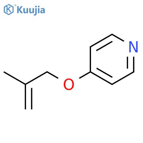 Pyridine, 4-[(2-methyl-2-propen-1-yl)oxy]- structure