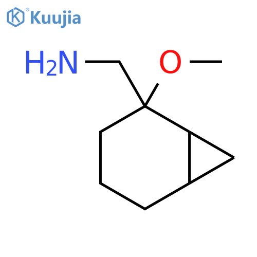 {2-Methoxybicyclo[4.1.0]heptan-2-yl}methanamine structure