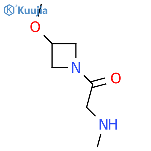 1-(3-Methoxyazetidin-1-yl)-2-(methylamino)ethan-1-one structure