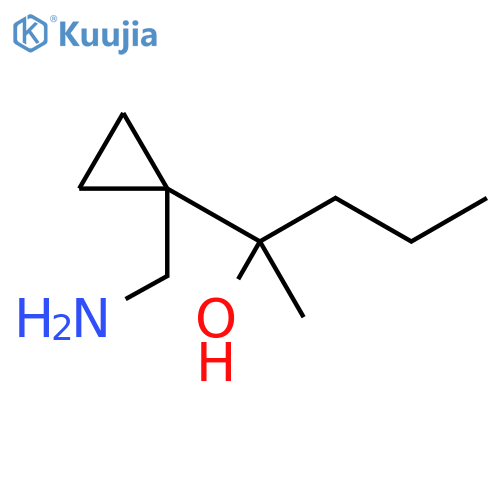 Cyclopropanemethanol, 1-(aminomethyl)-α-methyl-α-propyl- structure