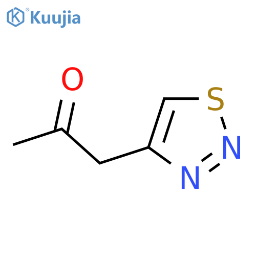 1-(1,2,3-Thiadiazol-4-yl)propan-2-one structure