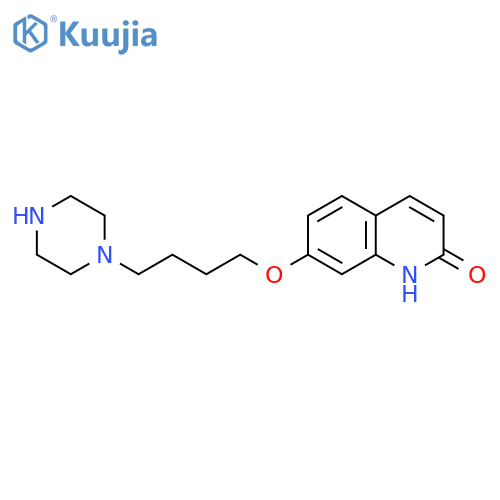 7-4-(1-Piperazinyl)butoxy-2(1H)-quinolinone structure