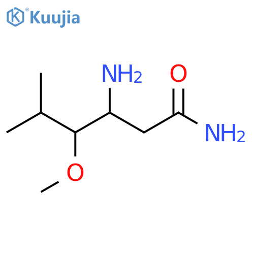3-Amino-4-methoxy-5-methylhexanamide structure