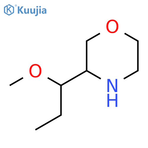 3-(1-Methoxypropyl)morpholine structure