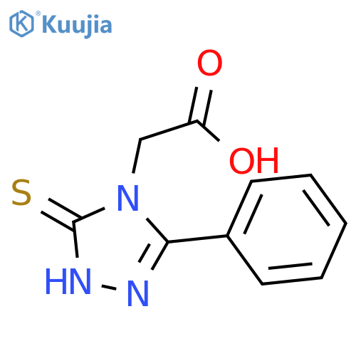 (3-Phenyl-5-Thioxo-1,5-Dihydro-1,2,4Triazol-4-Yl)-Acetic Acid structure