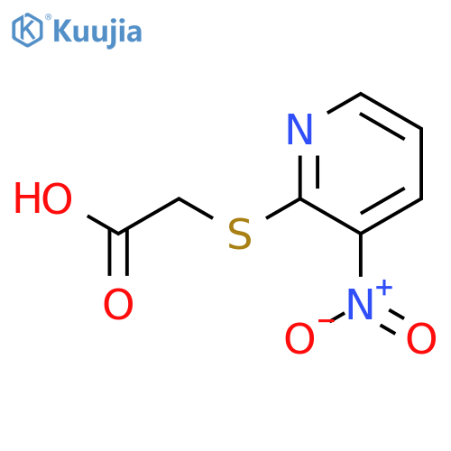 2-(3-nitropyridin-2-yl)sulfanylacetic acid structure