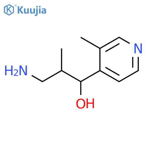 4-Pyridinemethanol, α-(2-amino-1-methylethyl)-3-methyl- structure