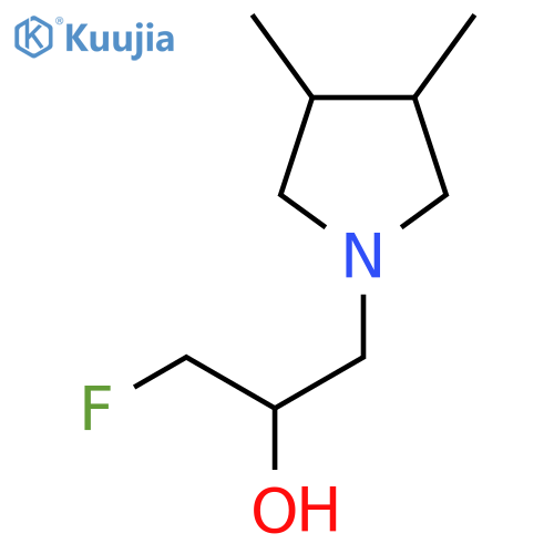 1-(3,4-Dimethylpyrrolidin-1-yl)-3-fluoropropan-2-ol structure