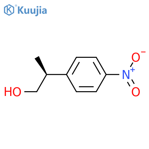 (2S)-2-(4-nitrophenyl)propan-1-ol structure