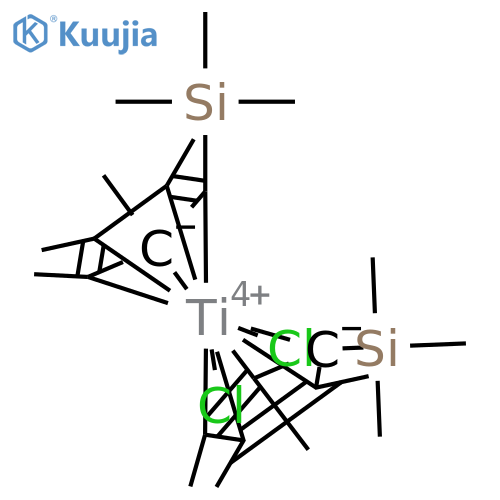 [TiCl2(η5-C5Me4SiMe3)2] structure