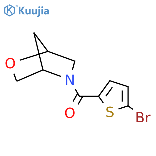 5-(5-Bromothiophene-2-carbonyl)-2-oxa-5-azabicyclo[2.2.1]heptane structure