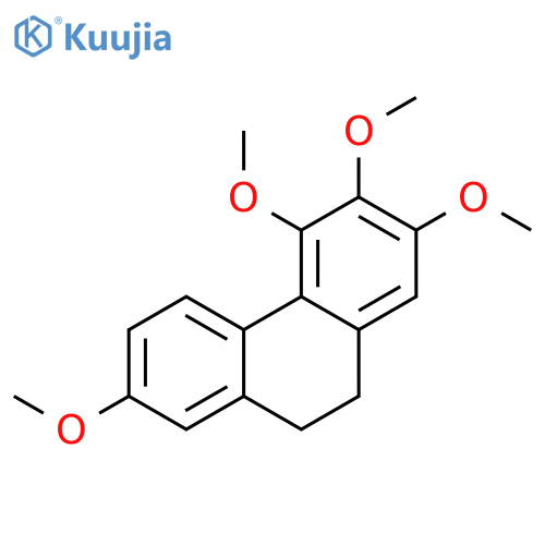 2,3,4,7-Phenanthrenetetrol; 9,10-Dihydro, tetra-Me ether structure
