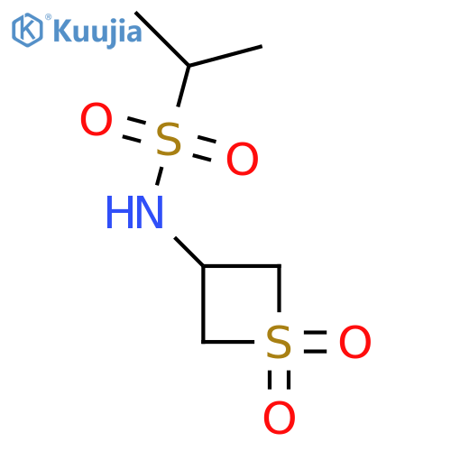 N-(1,1-dioxo-1λ⁶-thietan-3-yl)propane-2-sulfonamide structure