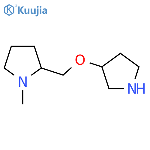 1-Methyl-2-[(pyrrolidin-3-yloxy)methyl]pyrrolidine structure