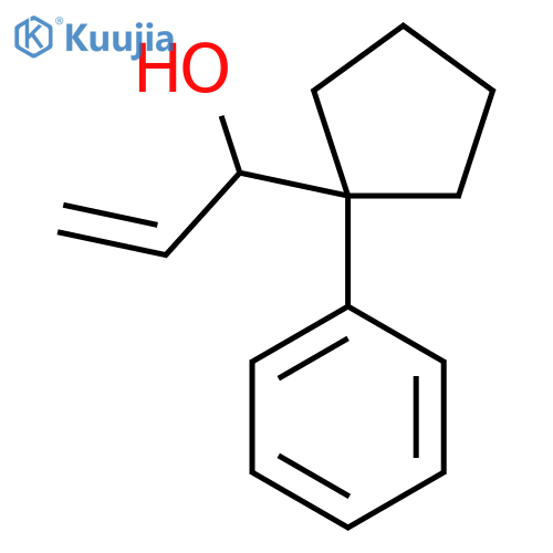 1-(1-Phenylcyclopentyl)prop-2-en-1-ol structure