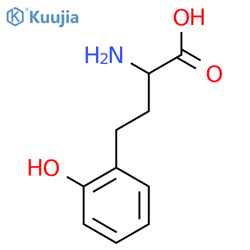 2-Amino-4-(2-hydroxyphenyl)butanoic acid structure