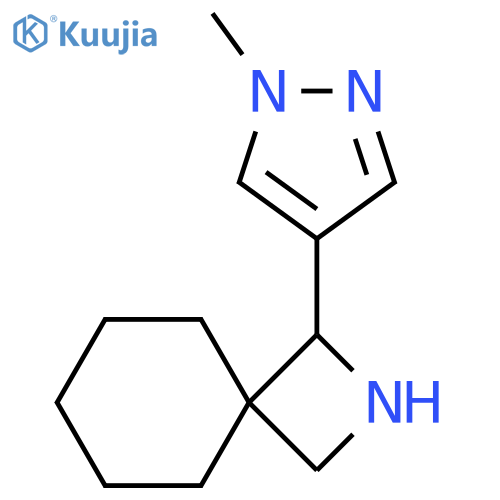 2-Azaspiro[3.5]nonane, 1-(1-methyl-1H-pyrazol-4-yl)- structure
