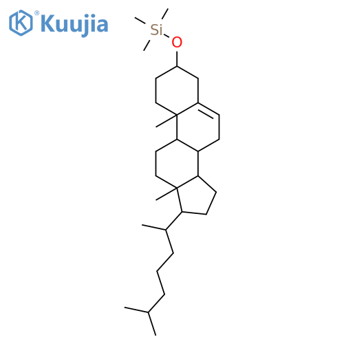 Cholest-5-ene,3-[(trimethylsilyl)oxy]-, (3b)- structure