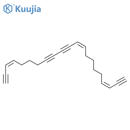 3,12,18-Heneicosatriene-1,8,10,20-tetrayne, (3Z,12Z,18Z)- structure