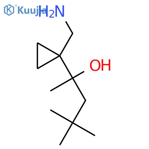 Cyclopropanemethanol, 1-(aminomethyl)-α-(2,2-dimethylpropyl)-α-methyl- structure