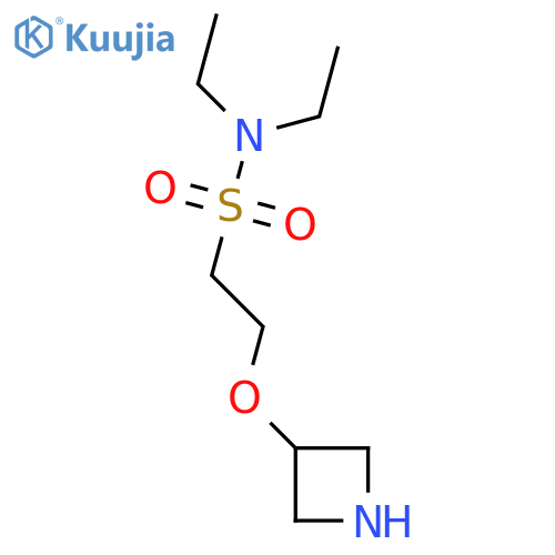 2-(azetidin-3-yloxy)-N,N-diethylethane-1-sulfonamide structure
