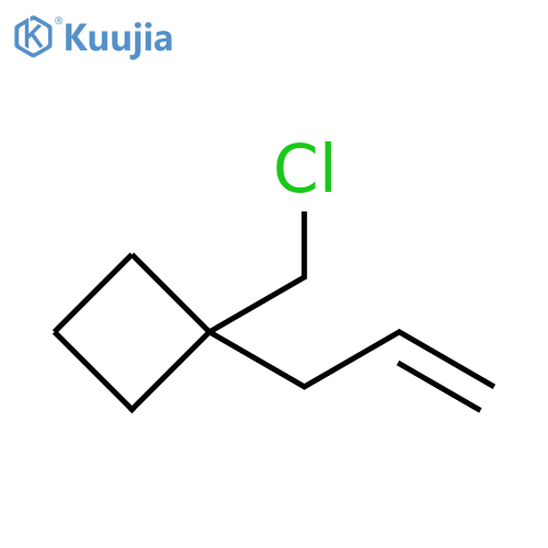 Cyclobutane, 1-(chloromethyl)-1-(2-propen-1-yl)- structure