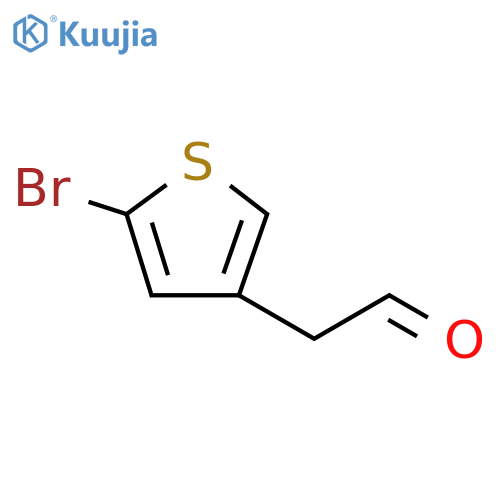 2-(5-Bromothiophen-3-yl)acetaldehyde structure