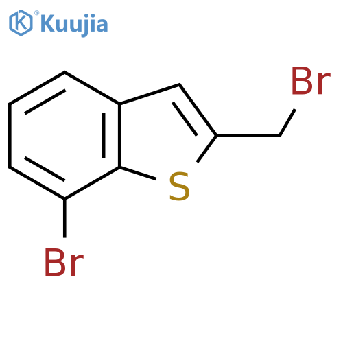 7-Bromo-2-(bromomethyl)benzo[b]thiophene structure