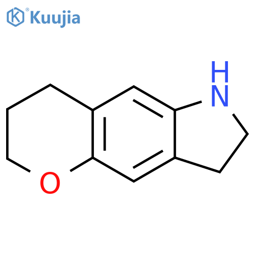 1H,2H,3H,6H,7H,8H-Pyrano[2,3-f]indole structure