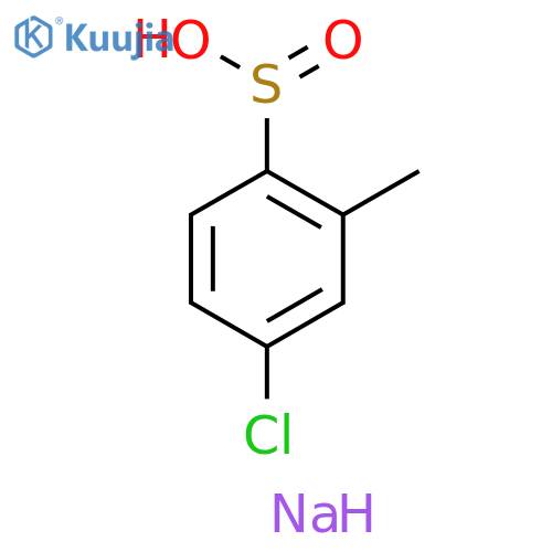 Benzenesulfinic acid, 4-chloro-2-methyl-, sodium salt (1:1) structure