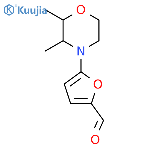 5-(2,3-Dimethylmorpholin-4-yl)furan-2-carbaldehyde structure