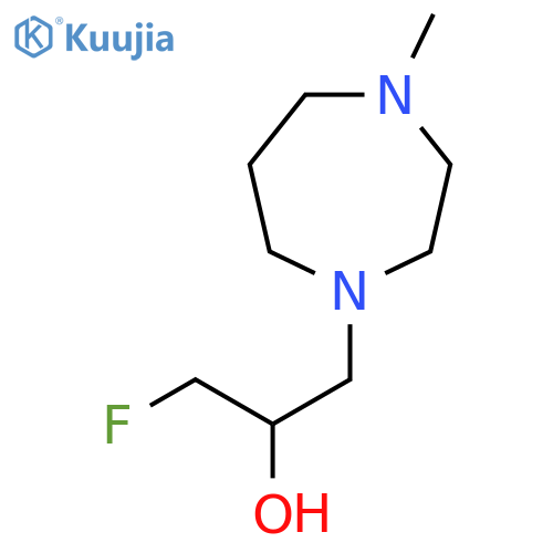 1-Fluoro-3-(4-methyl-1,4-diazepan-1-yl)propan-2-ol structure