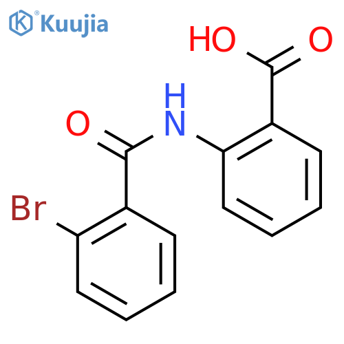 2-(2-bromobenzamido)benzoic acid structure
