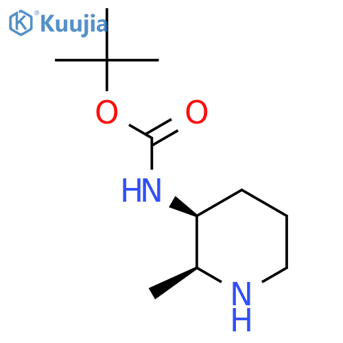 Tert-Butyl N-[(2S,3S)-2-methylpiperidin-3-yl]carbamate structure