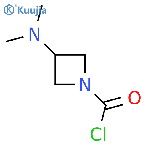 3-(Dimethylamino)azetidine-1-carbonyl chloride structure