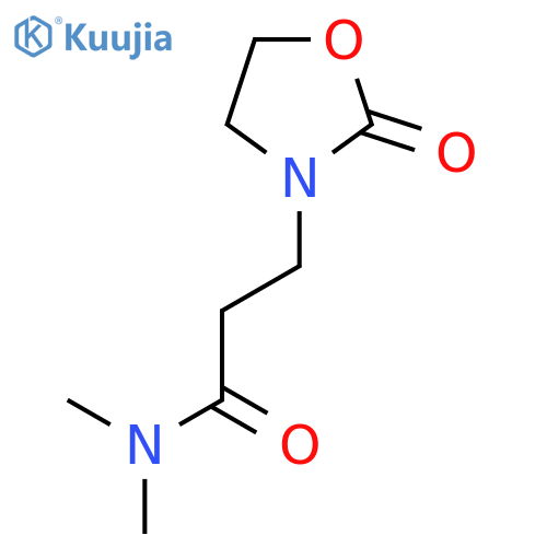 N,N-Dimethyl-3-(2-oxo-1,3-oxazolidin-3-yl)propanamide structure